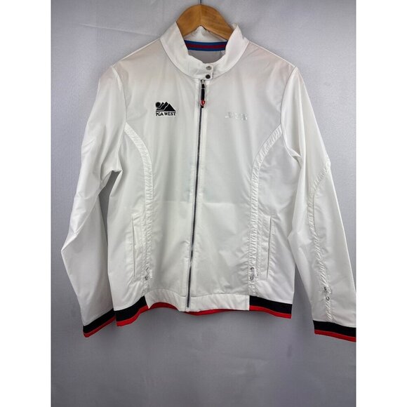 PGA West INOS Mens Medium White Jacket - Picture 2 of 9